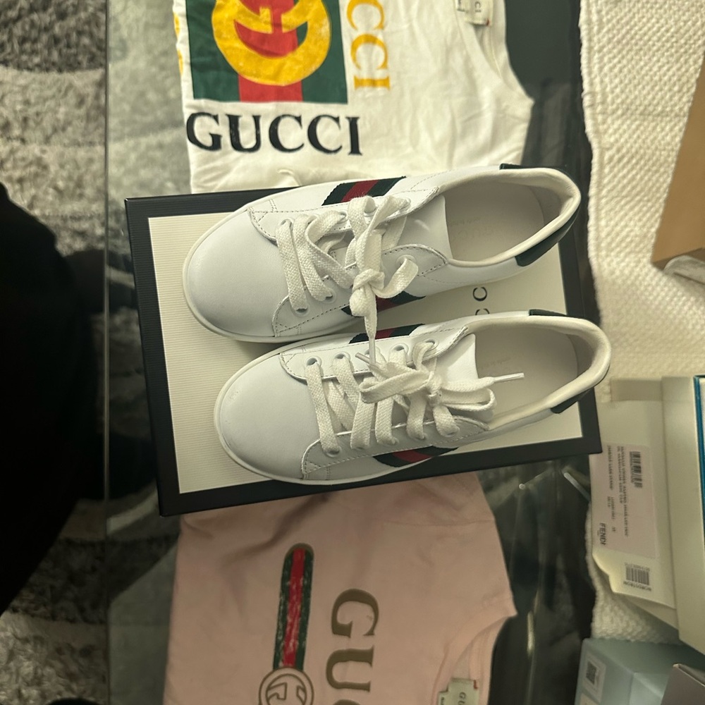 kids pink gucci shirt